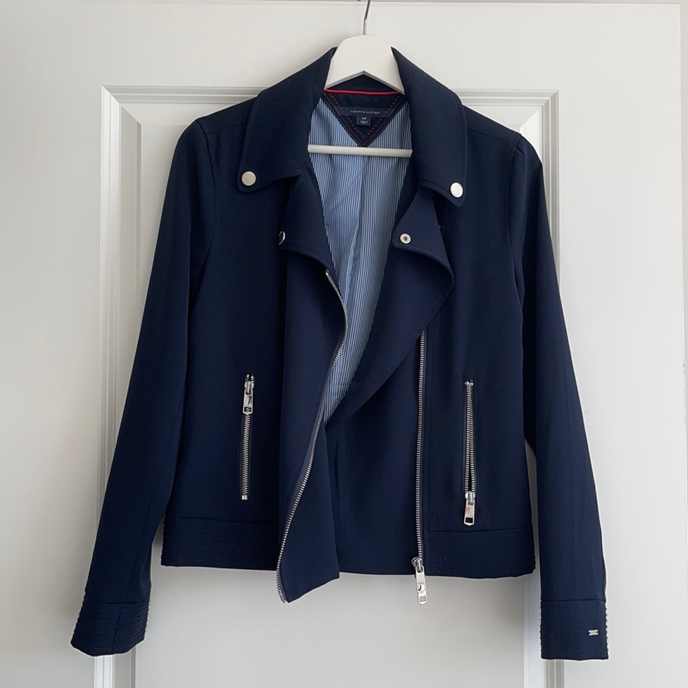 moto blue  jacket Tommy Hilfiger
